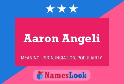 Affiche de nom Aaron Angeli