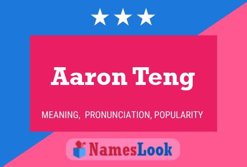 Affiche de nom Aaron Teng