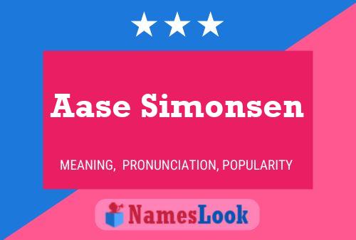 Affiche de nom Aase Simonsen