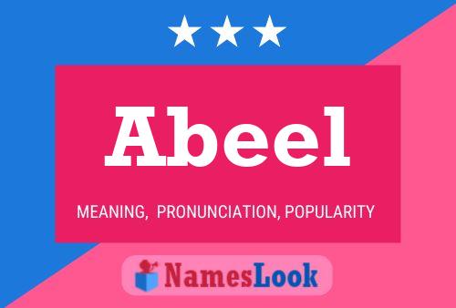 Affiche de nom Abeel