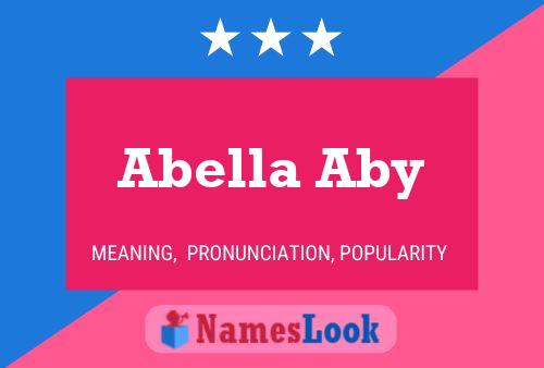 Affiche de nom Abella Aby