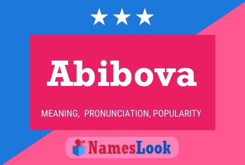 Affiche de nom Abibova