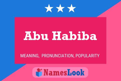 Affiche de nom Abu Habiba