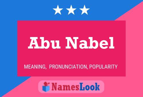 Affiche de nom Abu Nabel