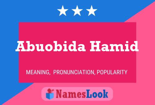 Affiche de nom Abuobida Hamid