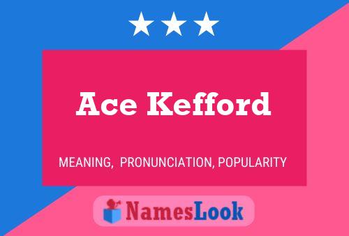 Affiche de nom Ace Kefford