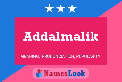 Affiche de nom Addalmalik