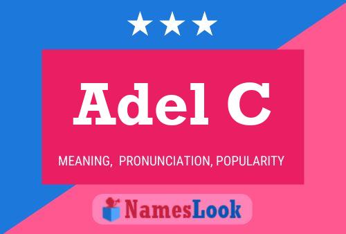 Affiche de nom Adel C