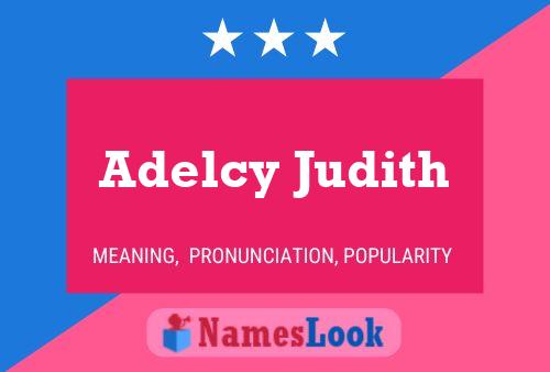 Affiche de nom Adelcy Judith