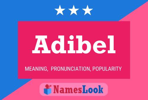 Affiche de nom Adibel