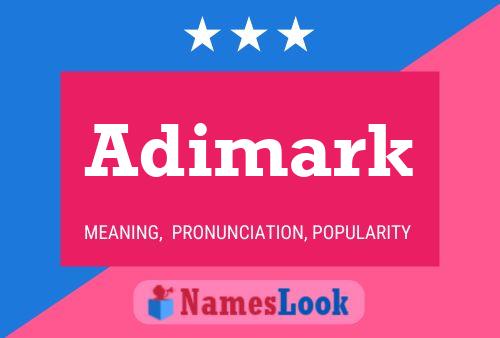 Affiche de nom Adimark