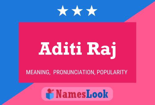 Affiche de nom Aditi Raj