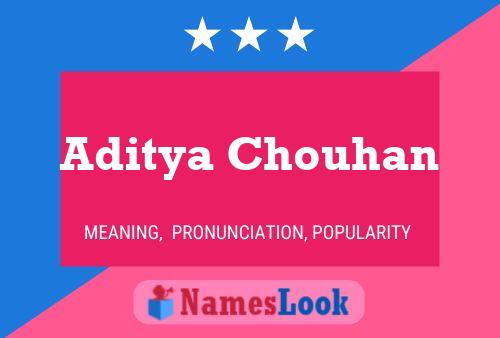 Affiche de nom Aditya Chouhan