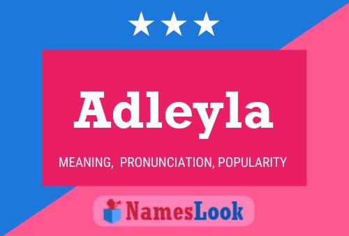 Affiche de nom Adleyla