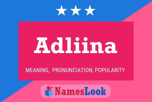 Affiche de nom Adliina