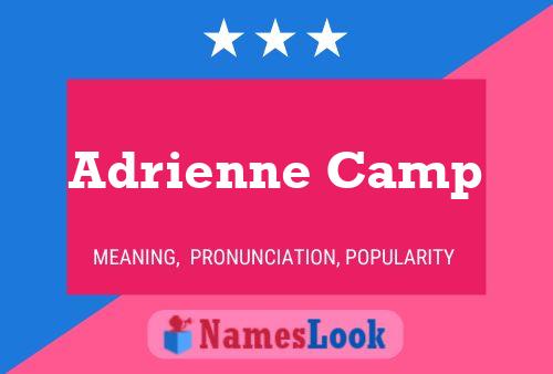 Affiche de nom Adrienne Camp