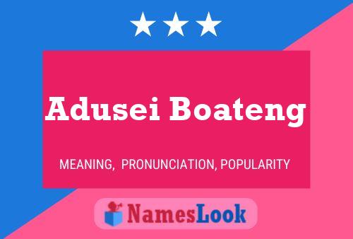 Affiche de nom Adusei Boateng