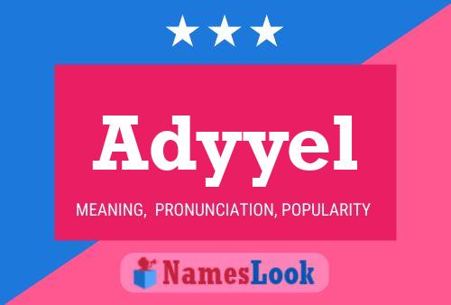 Affiche de nom Adyyel