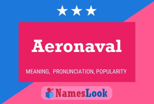 Affiche de nom Aeronaval