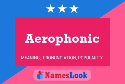 Affiche de nom Aerophonic