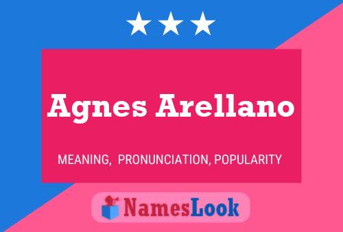 Affiche de nom Agnes Arellano