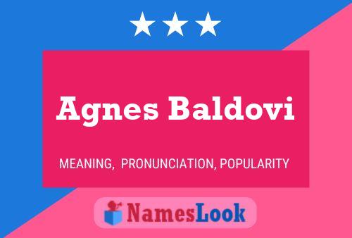 Affiche de nom Agnes Baldovi