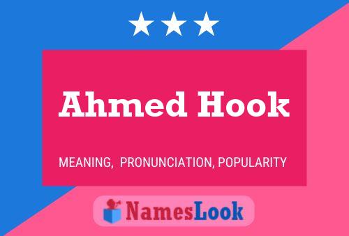 Affiche de nom Ahmed Hook