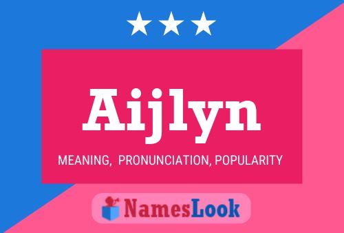 Affiche de nom Aijlyn