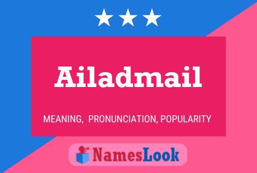 Affiche de nom Ailadmail