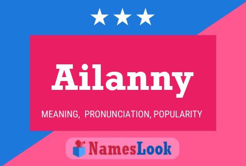 Affiche de nom Ailanny