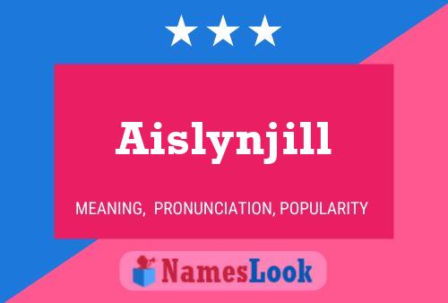 Affiche de nom Aislynjill