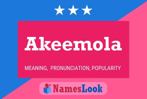 Affiche de nom Akeemola