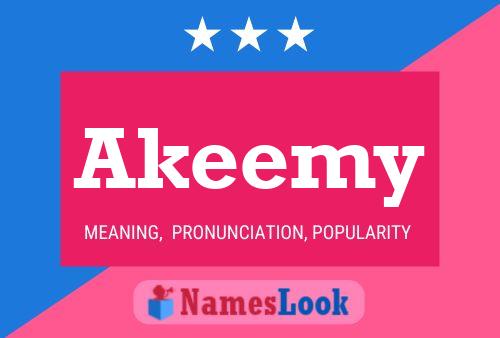 Affiche de nom Akeemy