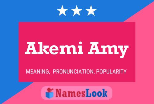 Affiche de nom Akemi Amy