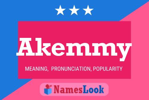 Affiche de nom Akemmy