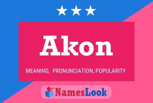 Affiche de nom Akon