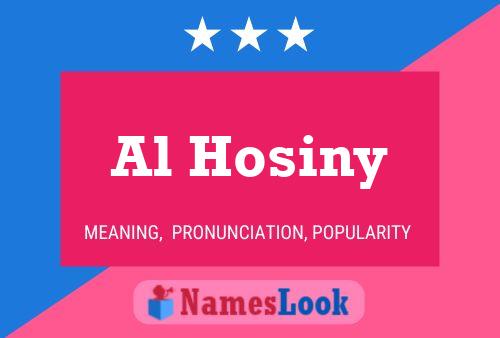 Affiche de nom Al Hosiny