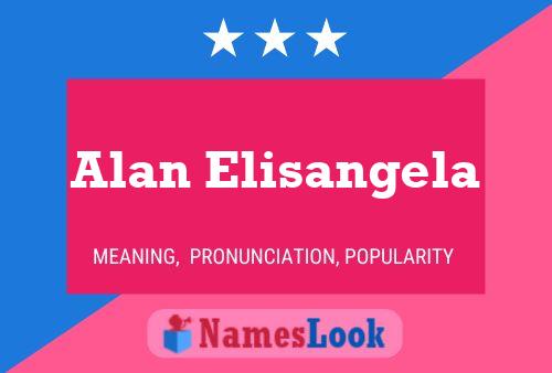 Affiche de nom Alan Elisangela