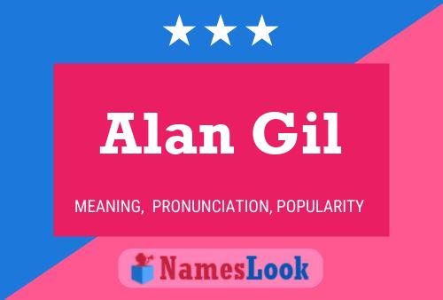 Affiche de nom Alan Gil