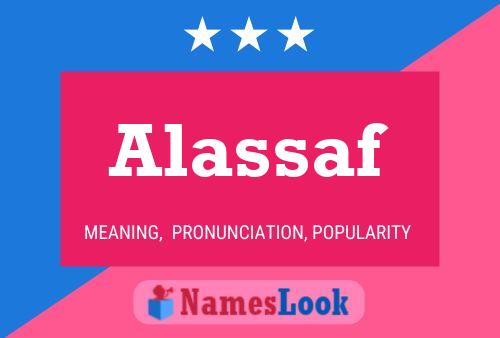 Affiche de nom Alassaf