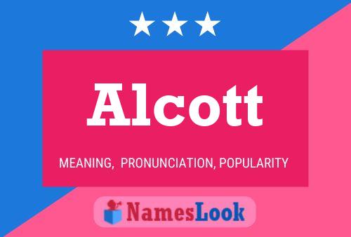 Affiche de nom Alcott