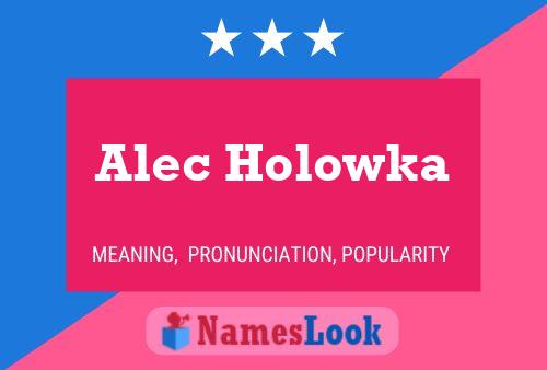 Affiche de nom Alec Holowka