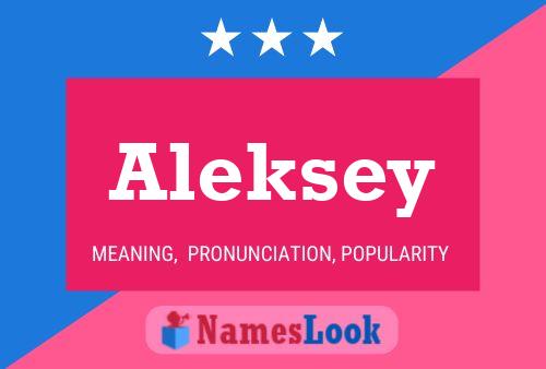 Affiche de nom Aleksey