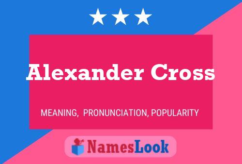 Affiche de nom Alexander Cross