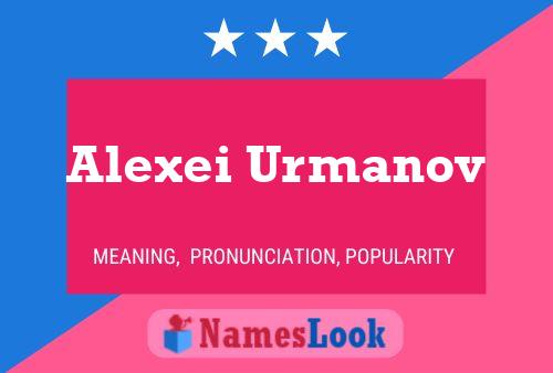 Affiche de nom Alexei Urmanov