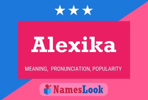 Affiche de nom Alexika