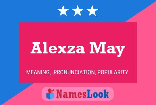 Affiche de nom Alexza May