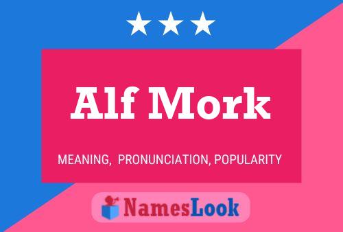 Affiche de nom Alf Mork