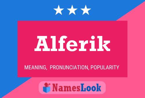 Affiche de nom Alferik