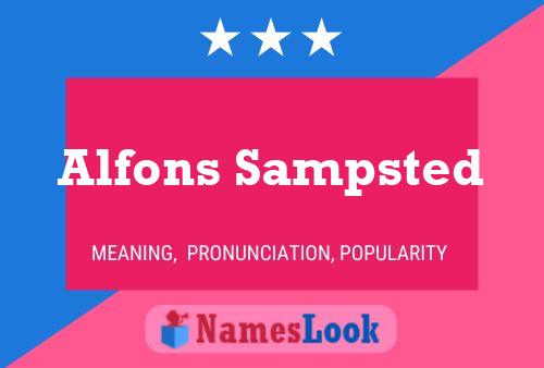 Affiche de nom Alfons Sampsted